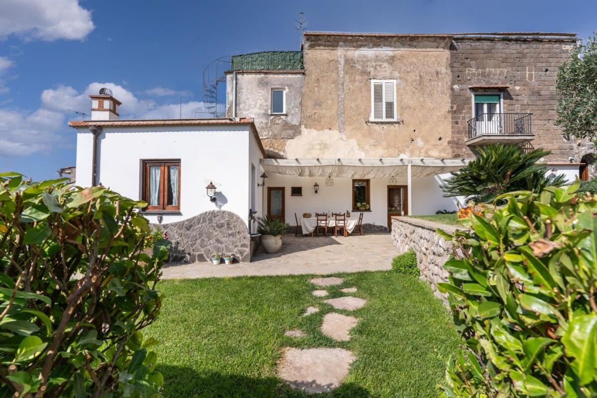 Villa Mimosa Rustic Elegance Views & Pool Massa Lubrense Exterior photo