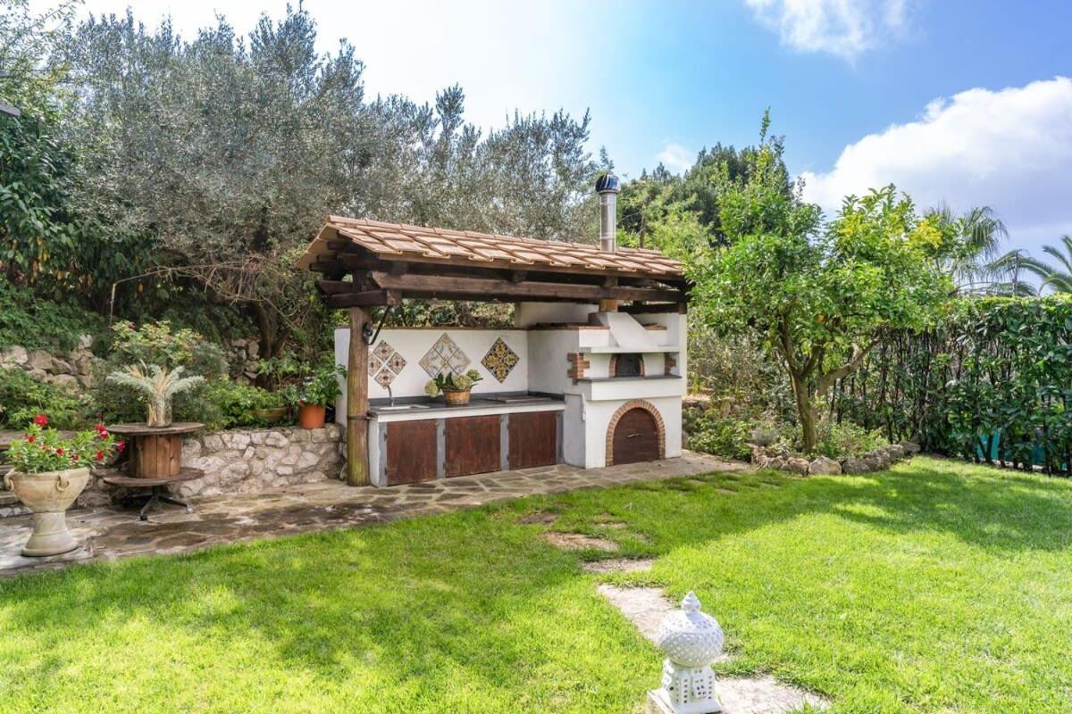 Villa Mimosa Rustic Elegance Views & Pool Massa Lubrense Exterior photo